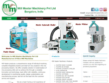 Tablet Screenshot of millmasterindia.com